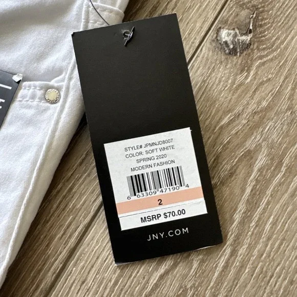 Jones New York Ankle White Skinny Jeans Size 2/26 Sculpt Shape Denim‎ Lexington - Picture 11 of 16